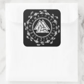 Valknut - Runes Sticker (Tas)