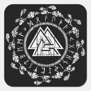 Valknut - Runes Sticker