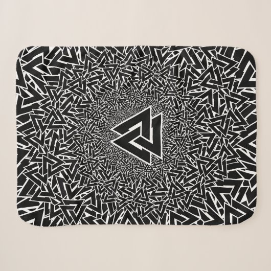 Valknut Sherpa Deken (Voorkant (horizontaal))