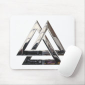 Valknut - Silver Muismat (Met muis)