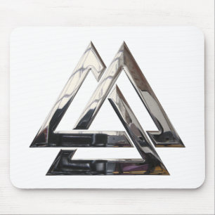 Valknut - Silver Muismat