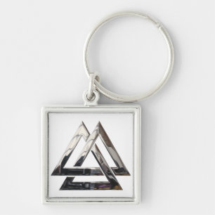 Valknut - Silver Sleutelhanger