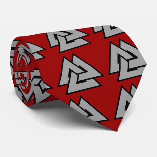 Valknut Stropdas (Opgerold)