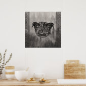 Valknut Symbol en Ravens Poster (Keuken)