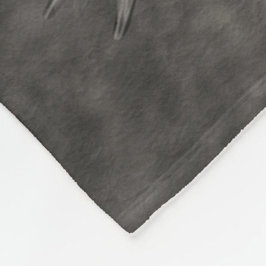 Valknut Symbol en Wolven Fleece Deken (Hoek)