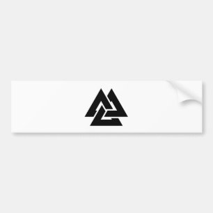 Valknut Symbol triquetra Bumpersticker