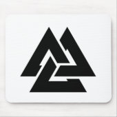 Valknut Symbol triquetra Muismat (Voorkant)