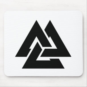 Valknut Symbol triquetra Muismat