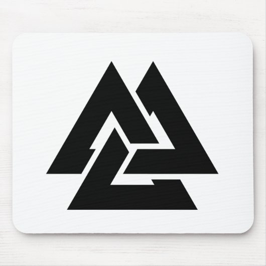 Valknut Symbol triquetra Muismat (Voorkant)
