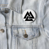 Valknut Symbol triquetra Ronde Button 5,7 Cm (In situ)