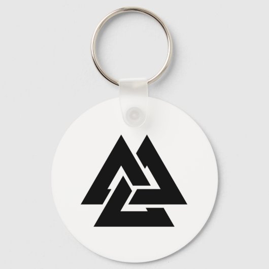 Valknut Symbol triquetra Sleutelhanger (Voorkant)