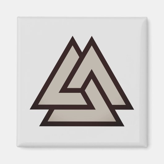 Valknut-symbool Magneet (Voorkant)