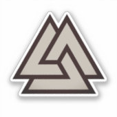 Valknut-symbool Sticker (Voorkant)