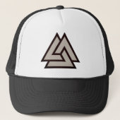 Valknut-symbool Trucker Pet (Voorkant)