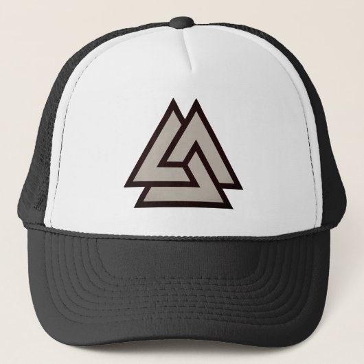 Valknut-symbool Trucker Pet (Voorkant)