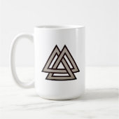 Valknut symbool variant koffiemok (Links)