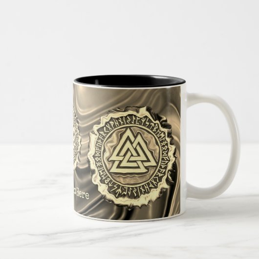Valknut Tweekleurige Koffiemok (Rechts)
