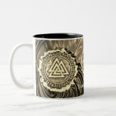 Valknut Tweekleurige Koffiemok (Links)