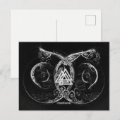 Valknut - Viking brengt het aan de orde Briefkaart (Voorkant / Achterkant)