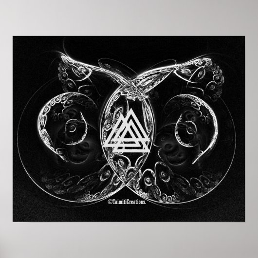 Valknut - Viking brengt het aan de orde Poster (Voorkant)