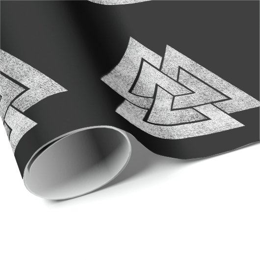 Valknut Viking Design Cadeaupapier (Rol Hoek)