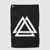 Valknut Viking Golfhanddoek (Voorkant)