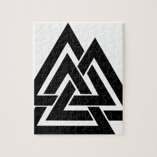 Valknut Viking Norse Nordic Protection Symbol Odin Legpuzzel