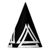 Valknut Viking Triangle Art Feesthoedjes (Links)