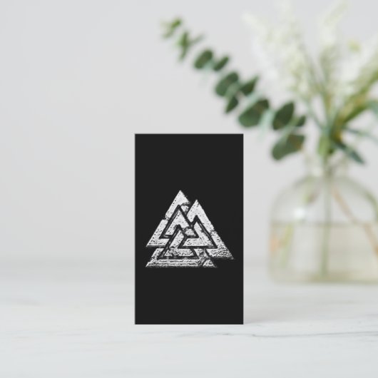 Valknut~ Visitekaartje (Staand voorkant)