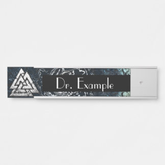Valknut~ (Wavy) Deurbordje