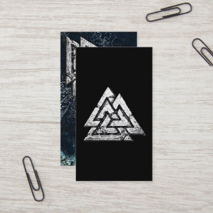 Valknut~ (Wavy) Visitekaartje