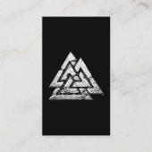 Valknut~ (Wavy) Visitekaartje (Voorkant)