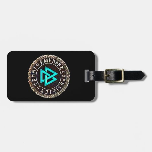 Valknut (Winding) Bagagelabel (Voorkant horizontaal)