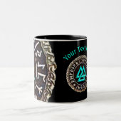 Valknut (Winding) Mok met twee-toonkoffie (Center)