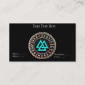 Valknut~ (Winding)  Visitekaartje (Achterkant)
