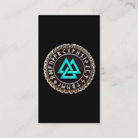 Valknut~ (Winding)  Visitekaartje (Voorkant)