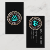 Valknut (Winding) Visitekaartje (Voorkant / Achterkant)