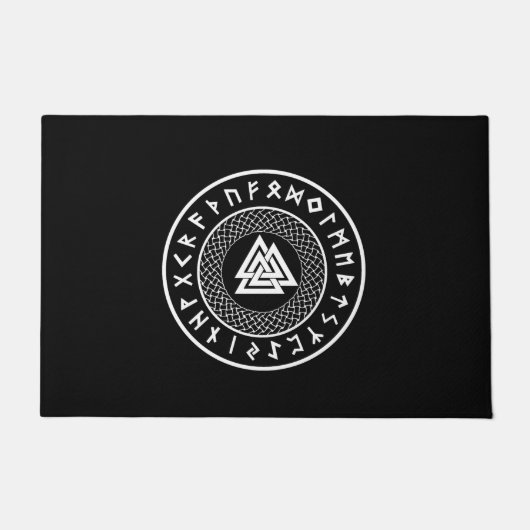 Valknut - Wotans Knot - Poster Odin Rune Deurmat (Voorkant)