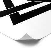 Valknut - Zwart Poster (Hoek)