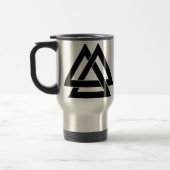 Valknut - zwart reisbeker (Links)