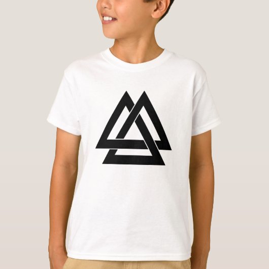 Valknut - zwart t-shirt (Voorkant)
