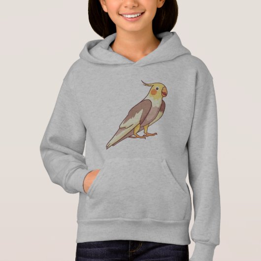 Valkparkiet vogel papegaai (Voorkant)