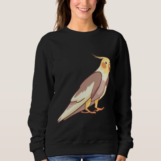 Valkparkiet vogel papegaai trui (Voorkant)