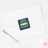 Valkuil Force Vierkante Sticker (Envelop)