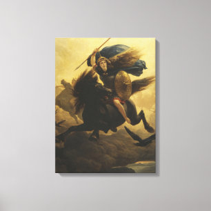 Valkyrie, 1865 (olie op canvas) canvas afdruk