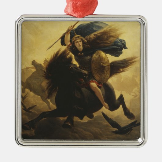 Valkyrie, 1865 (olie op canvas) metalen ornament (Voorkant)