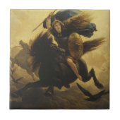 Valkyrie, 1865 (olie op canvas) tegeltje (Voorkant)