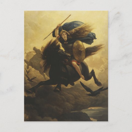 Valkyrie, 1865 (olie op doek) briefkaart (Voorkant)