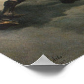 "Valkyrie" (1869) door Peter Nicolai Arbo Poster (Hoek)