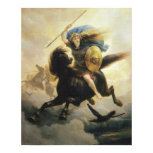 "Valkyrie" (1869) door Peter Nicolai Arbo